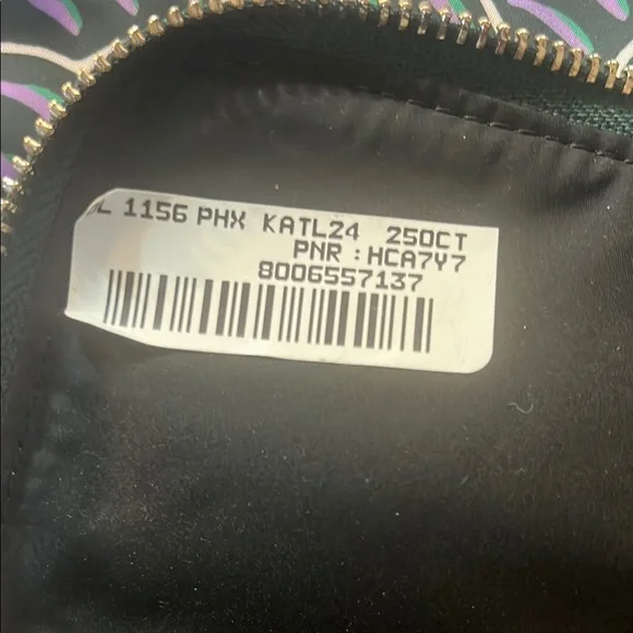 Kate Spade Purple and Black Backpack with Scallop Design - Picture 11 of 11